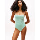 Tommy Hilfiger Γυναικείο ολόσωμο μαγιό Ribbed Texture Scoop Back Swimsuit